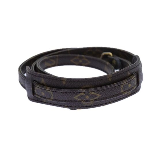 LOUIS VUITTON Monogram Shoulder Strap Old model 43.3"" LV Authentic